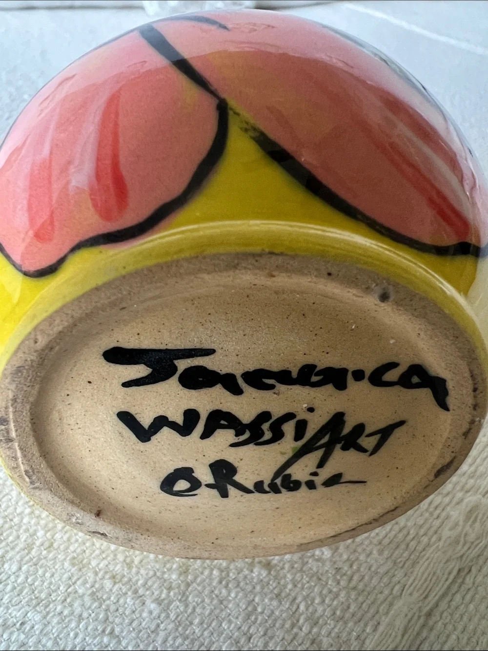 Wassi Art bright yellow